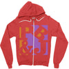 pb&amp;j vectorized Zipper Hoodie