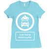 low flying motorcycles Ladies Fitted T-Shirt