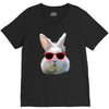 Easter Bunny Face Too Hip To Hop V-Neck Tee