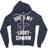 she's my lucky charm Zipper Hoodie