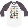 life is a game 3/4 Sleeve Shirt