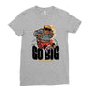 go big Ladies Fitted T-Shirt