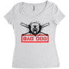 bad dog 5 Women's Triblend Scoop T-shirt