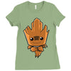 we are groot!! Ladies Fitted T-Shirt