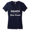 squats joke Women's V-Neck T-Shirt