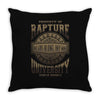rapture univeristy Throw Pillow