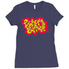 peanut butter splash Ladies Fitted T-Shirt