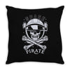 space pirate Throw Pillow