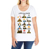 life is a game Ladies Curvy T-Shirt