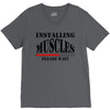 installing muscles V-Neck Tee