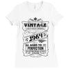 Vintage Aged To Perfection 1964 Ladies Fitted T-Shirt