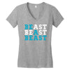 Be A Beast Women's V-Neck T-Shirt
