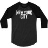 new york city ringer 3/4 Sleeve Shirt