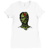 zombie brain out Ladies Fitted T-Shirt