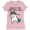 mom of the birthday girl Ladies Fitted T-Shirt