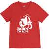 born to ride V-Neck Tee
