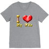 i heart my wife V-Neck Tee