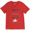 red head unicorn V-Neck Tee