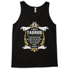 I Am A Taurus Tank Top