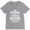 Made In 1943 And Still Awesome V-Neck Tee