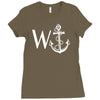 w anchor Ladies Fitted T-Shirt