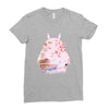 totoro with asian landscape Ladies Fitted T-Shirt