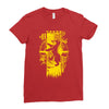 badger crest Ladies Fitted T-Shirt