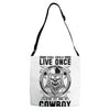 You Only Live Once It as a Cowboy Adjustable Strap Totes