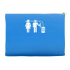bla bla bla  fun shirt herrentag kult Accessory Pouches