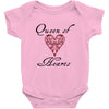 hearts queen of hearts Baby Onesie