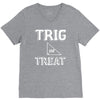 trig or treat1 V-Neck Tee
