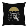 mountain biker Throw Pillow