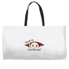 June Peeking Out Baby Boy Weekender Totes