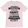 Super Cool Nanny Of A Freaking Awesome Grandson T-Shirt
