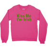kiss me i'm irish Crewneck Sweatshirt