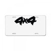 4x4 License Plate