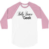 belly dance geek choose your own style dark 3/4 Sleeve Shirt