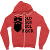old school rock Zipper Hoodie