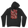 rood en wit Unisex Hoodie