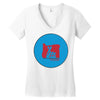 please blu Women's V-Neck T-Shirt