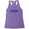 i am with harambe Racerback Tank