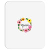Floral Baby Name Mousepad