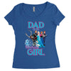 dad of the birthday girl Women's Triblend Scoop T-shirt