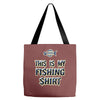 my fishing shirt Tote Bags