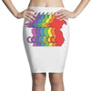 Goku Rainbow Pencil Skirts