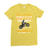 I'm A Nice Biker Grandpa So If I'm An Asshole To You You Need To Ask Y Ladies Fitted T-Shirt