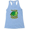 not late Racerback Tank