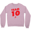 team 10 red Crewneck Sweatshirt