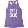 senti il sound marco mengoni Racerback Tank