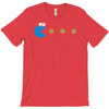 funny 80s pacman cookie monster retro gaming T-Shirt